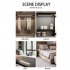Led Light Strip Under Cabinet Lights With Rechargeable Battery 3 Switch Mode 3 Lighting Modes Cabinet Lighting For Bedroom Kitchen Wardrobe Silver 10CM