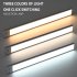 Led Light Strip Under Cabinet Lights With Rechargeable Battery 3 Switch Mode 3 Lighting Modes Cabinet Lighting For Bedroom Kitchen Wardrobe Black 10CM