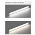 Led Light Strip Under Cabinet Lights With Rechargeable Battery 3 Switch Mode 3 Lighting Modes Cabinet Lighting For Bedroom Kitchen Wardrobe Silver 30CM