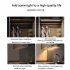Led Light Strip Under Cabinet Lights With Rechargeable Battery 3 Switch Mode 3 Lighting Modes Cabinet Lighting For Bedroom Kitchen Wardrobe Black 30CM