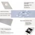 Led Light Strips 3 color Smart Human Body Sensor Adjustable Brightness Cabinet Corridor Bookcase Night Lights 20CM