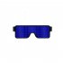 Led  Luminous  Glasses 8 Kinds Dynamic Patterns Usb Charging 3 Flashing Modes Bar Disco Christmas Party Light up Decorative Glasses Blue light