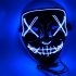 Led Mask for Halloween EL Light KTV Dance Party Scary Mask blue