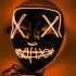 Led Mask for Halloween EL Light KTV Dance Party Scary Mask blue