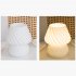 Led Mushroom Table Lamp Creative Retro 3 color Dimming Energy Saving Bedroom Bedside Night Light white