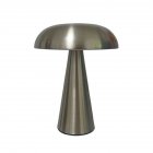 Led Mushroom Table Lamp 3 Color Dimming 1800mah Battery Usb Night Light Bronze 