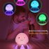 Led Music Light Usb Charging RC Dimming Colorful Touch Sensor Lamp Bedside Sleeping Night Light Pat Pat model
