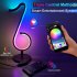 Led Musical Note Light Colorful Rgb Atmosphere Table Lamp Bedside Night Light For Bedroom Office Home as shown