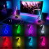 Led Musical Note Light Colorful Rgb Atmosphere Table Lamp Bedside Night Light For Bedroom Office Home as shown