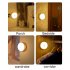 Led Night Light Intelligent Human Body Induction Bedside Lamp Usb Rechargeable Warm and Cold White