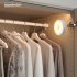 Led Night Light Intelligent Human Body Induction Bedside Lamp Usb Rechargeable Warm White
