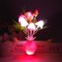 Led Night Light Luminous Colorful Flower Lamp Intelligent Light Control For Home Bedroom Decoration  us Plug  US plug