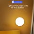 Led Night Light Portable Rechargeable Motion Sensor Lamp Household Smart Magnetic Body Induction Lamp yellow light