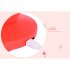 Led Night Light Strawberry Shape Usb Rechargeable Eye Protection Decorative Table Lamp For Bedroom Decor red