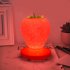 Led Night Light Strawberry Shape Usb Rechargeable Eye Protection Decorative Table Lamp For Bedroom Decor red