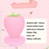 Led Night Light Strawberry Shape Usb Rechargeable Eye Protection Decorative Table Lamp For Bedroom Decor red
