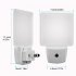 Led Night Light with Auto Dusk To Dawn Sensor Eye Protective Energy Saving Plug In Lamp EU Plug