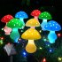 Led Outdoor Solar Lights Mushroom Shape Luminous String Lamp for Lawn Garden Patio Street Decoration
