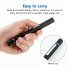 Led Pen Light 2 Lighting Modes Multifunctional Lightweight Stainless Steel Flashlight Torch With Metal Clip Black