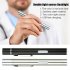 Led Pen Light 2 Lighting Modes Multifunctional Lightweight Stainless Steel Flashlight Torch With Metal Clip Black
