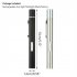 Led Pen Light 2 Lighting Modes Multifunctional Lightweight Stainless Steel Flashlight Torch With Metal Clip Black