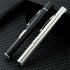 Led Pen Light 2 Lighting Modes Multifunctional Lightweight Stainless Steel Flashlight Torch With Metal Clip Black