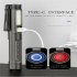 Led Pen Light Portable Type c Rechargeable UV Purple Lamps Flashlight Black