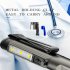 Led Pen Light Portable Type c Rechargeable UV Purple Lamps Flashlight Black