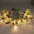 Led Pine Needle String Lights Ip55 Waterproof Energy saving Light Bulb for Halloween Christmas Tree Decoration