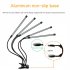 Led Plant Grow Lights 360 Degree Flexible Full Spectrum Panel Phyto Lamp Fill Light for Indoor Plants Veg Flower 3 heads