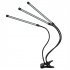 Led Plant Grow Lights 360 Degree Flexible Full Spectrum Panel Phyto Lamp Fill Light for Indoor Plants Veg Flower 4 heads