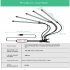 Led Plant Grow Lights 360 Degree Flexible Full Spectrum Panel Phyto Lamp Fill Light for Indoor Plants Veg Flower 4 heads
