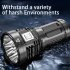 Led Portable Mini Flashlight Usb Rechargeable Super Bright Powerful Torch Outdoor Camping Work Lamp black