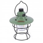 Led Portable Tent  Light Multi-functional Outdoor Camping Lighting Lamp Waterproof Retro Lantern For Outdoor Garden Street Path Lawn Green (black frame)