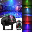 Led Projector Stage Light 60 Patterns Manual RC Atmosphere Lamp