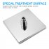 Led Rainfall Shower Head 8 Inch Square High Pressure Spray Brushed Nickel Brass Automatic Color Change Shower Head As shown