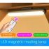 Led Reading Lamps Usb Rechargeable Adjustable Brightness Stepless Dimming Touch Sensor Night Lights  white touch  USB type