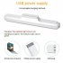 Led Reading Lamps Usb Rechargeable Adjustable Brightness Stepless Dimming Touch Sensor Night Lights  white touch  USB type