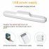 Led Reading Lamps Usb Rechargeable Adjustable Brightness Stepless Dimming Touch Sensor Night Lights  black touch  Charging type