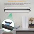 Led Reading Lamps Usb Rechargeable Adjustable Brightness Stepless Dimming Touch Sensor Night Lights  black touch  Charging type