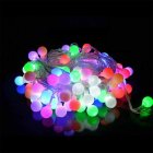 Led Remote Control String  Lights, Ip65 Waterproof Battery Box Ball Shape Lamp String, Indoor Outdoor Room Lighting Decoration Lights Colorful
