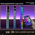 Led Rgb Music Sound Light Bar Bluetooth compatible App Control Adjustable Brightness Music Rhythm Night Lights plug in black