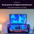 Led Rgb Music Sound Light Bar Bluetooth compatible App Control Adjustable Brightness Music Rhythm Night Lights plug in white