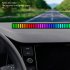 Led Rgb Music Sound Light Bar Bluetooth compatible App Control Adjustable Brightness Music Rhythm Night Lights charging white