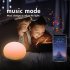 Led Saturn shaped Night Light Usb Charging Infrared Remote Control Bluetooth compatible Table Lamp For Home Decor Bluetooth compatible