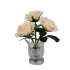 Led Simulation Rose Night Light Stepless Dimming Rechargeable Table Lamp Ornaments For Home Decor pink flowers