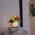 Led Simulation Rose Night Light Stepless Dimming Rechargeable Table Lamp Ornaments For Home Decor pink flowers