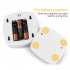 Led Smart Night Light Wall Lamp Energy Saving Pir Motion Sensor Kitchen Cabinet Light Bedroom Bedside Lamp white side light 1pc