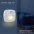 Led Smart Night Light Wall Lamp Energy Saving Pir Motion Sensor Kitchen Cabinet Light Bedroom Bedside Lamp warm side glow 3pcs