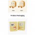 Led Soft Plush Toast Alarm Clock Light Delayed Light Off Dimmable Usb Charging Bedside Table Night Light A